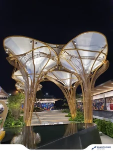 หลังคาผ้าใบแรงดึงสูง