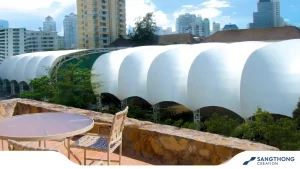 หลังคาผ้าใบแรงดึงสูง