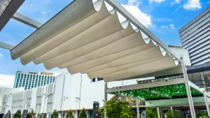 หลังคาผ้าใบเปิดปิดได้