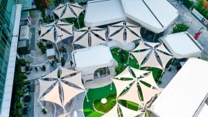 หลังคาผ้าใบแรงดึงสูง