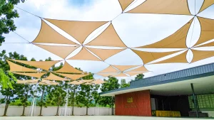 หลังคาผ้าใบแรงดึงสูง Coolaroo
