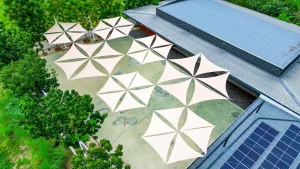 หลังคาผ้าใบแรงดึงสูง Coolaroo