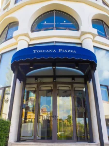 กันสาดผ้าใบทรงยุโรป