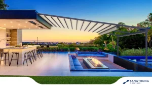 หลังคาผ้าใบเปิดปิดได้