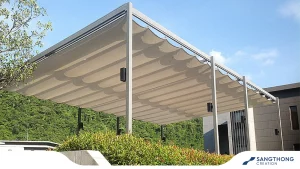 หลังคาผ้าใบเปิดปิดได้