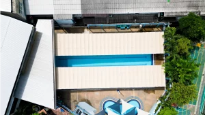 หลังคาผ้าใบเปิด-ปิดได้