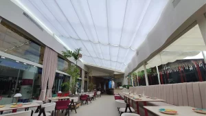 หลังคาผ้าใบเปิดปิดได้