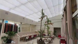 หลังคาผ้าใบเปิดปิดได้