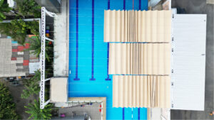 หลังคาผ้าใบเปิด-ปิดได้