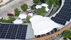 หลังคาผ้าใบแรงดึงสูง