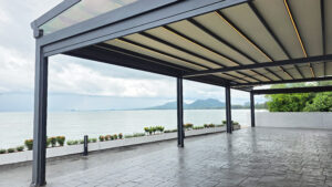 หลังคาเปิดปิดได้ โครงสร้างอลูมิเนียม